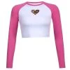 Own Saviour Colour Leopard Heart Raglan Cro
