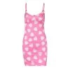Own Saviour Pink Heart Mini Dress