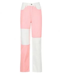 Own Saviour Cow Patchwork Jeans Pants