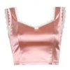 Own Saviour Lace Satin Crop