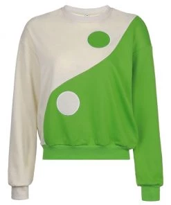 Own Saviour New In Green Yin Yang Sweatshirt