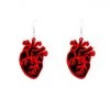 Own Saviour Accessories Small Beating Heart Drop Earrings