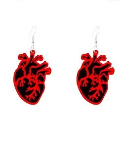Own Saviour Accessories Small Beating Heart Drop Earrings