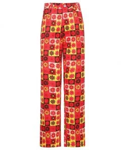 Own Saviour Flower Grid Pants New In