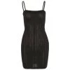 Own Saviour Black Knit Mini Dress New In