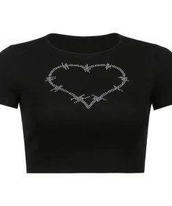Own Saviour Barbed Wire Heart Crop