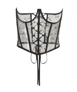 Own Saviour Floral Mesh Corset Crop New In