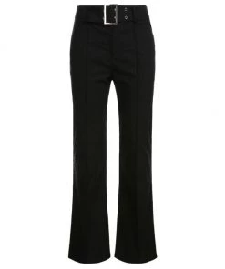 Own Saviour Buckle Slim Flare Pants New In