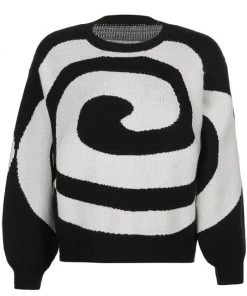 Own Saviour Swirl Knit Sweater New In