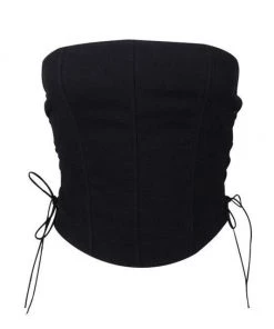 Own Saviour Side Tie Corset Crop New In