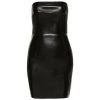Own Saviour Dresses + Sets BLK Faux Leather Strapless Mini Dress
