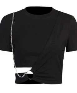 Own Saviour Cut Out Chain Ring Crop