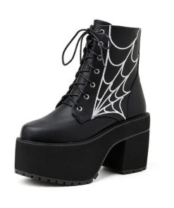 Own Saviour New In Cobweb Platform Boots