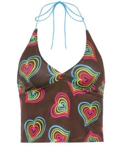 Own Saviour Rainbow Heart Halter New In
