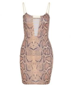 Own Saviour Snake Cut Out Mini Dress