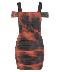 Own Saviour Dusk Ruched Mini Dress