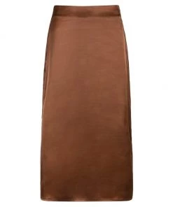 Own Saviour Satin Midi Skirt