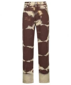 Own Saviour Brown/Grey Tie Dye Jeans