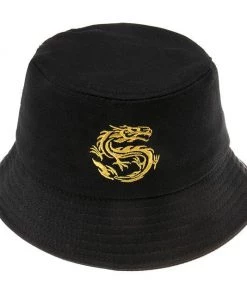 Own Saviour Accessories Dragon Embroidered Bucket Hat