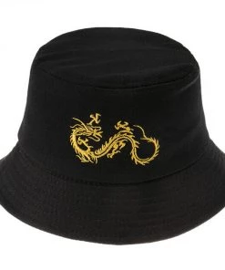 Own Saviour Accessories Dragon Embroidered Bucket Hat