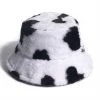 Own Saviour Faux Fur Cow Bucket Hat