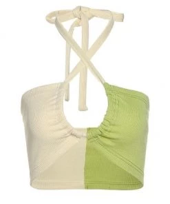 Own Saviour Splice Halter Crop