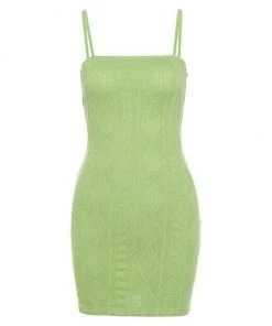 Own Saviour Dresses + Sets Green Knit Mini Dress