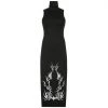 Own Saviour Tattoo Turtleneck Maxi Dress New In