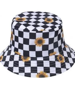 Own Saviour Sunflower Check Bucket Hat