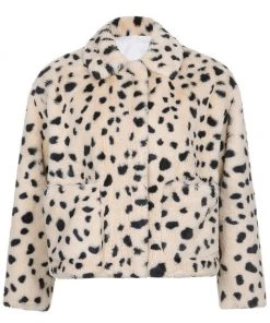 Own Saviour Thick Leopard Faux Fur Jacket