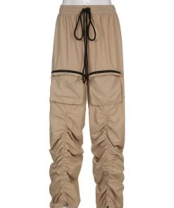 Own Saviour Green/Khaki Ruched Jogger Pants New In 18 Own Saviour Green/Khaki Ruched Jogger Pants New In