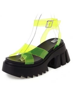 Own Saviour PVC Strap Platform Sandals 9 Own Saviour PVC Strap Platform Sandals
