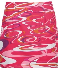 Own Saviour New In Pink Swirl Mini Skirt