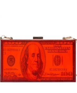 Own Saviour Transparent Dollar Clutch/Shoulder Bag