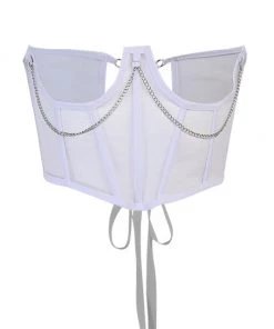 Own Saviour Chain White Corset
