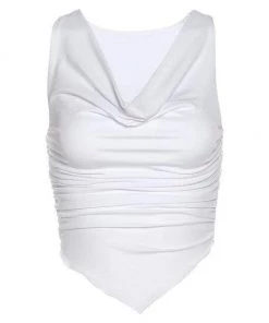 Own Saviour Cowl Neck Point Crop