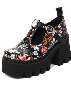 Own Saviour Floral Y2K Platform Shoes New In