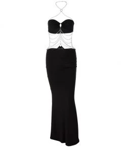 Own Saviour New In Chain Mid Cut Out Dress