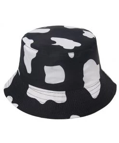 Own Saviour Accessories Black Cow Bucket Hat