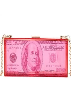 Own Saviour Transparent Dollar Clutch/Shoulder Bag