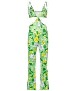 Own Saviour Floral Cut Out Jumpsuit New In