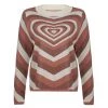 Own Saviour Brown Heart Sweater New In