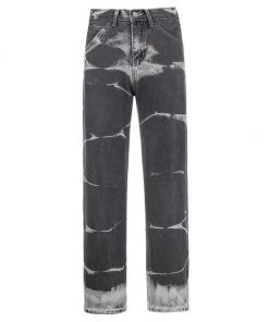 Own Saviour Pants Grey Tie Dye Jeans