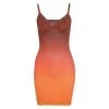 Own Saviour Orange Sunset Ombre Dress New In